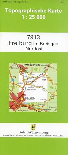 Bild des Verkufers fr Freiburg im Breisgau Nordost : Topographische Karte 1:25 000, Blatt 7913 zum Verkauf von Smartbuy