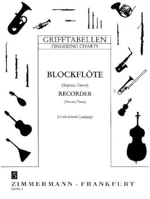 Image du vendeur pour Grifftabelle fr Blockflte (Sopran, Tenor) : Blockflte (ST). mis en vente par Smartbuy