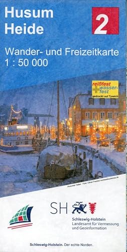 Bild des Verkufers fr Husum - Heide Wander- und Freizeitkarte 1:50 000 zum Verkauf von Smartbuy