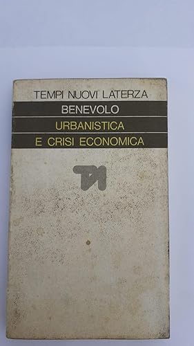 Urbanistica e crisi economica