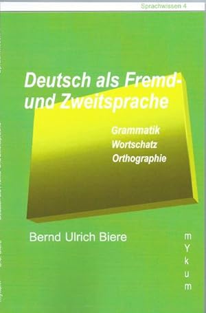 Seller image for Deutsch als Fremd- und Zweitsprache : Grammatik - Wortschatz - Orthographie for sale by Smartbuy
