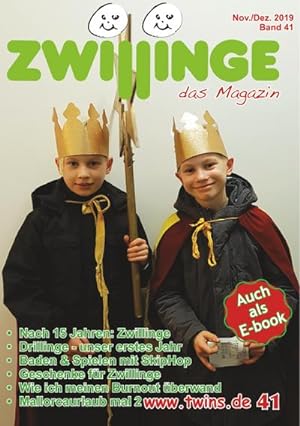 Bild des Verkufers fr Zwillinge - das Magazin Nov./Dez. 2019 zum Verkauf von Smartbuy