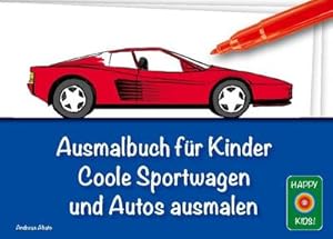 Bild des Verkufers fr Ausmalbuch fr Kinder - Coole Sportwagen und Autos ausmalen zum Verkauf von Smartbuy