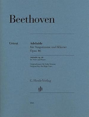 Seller image for Ludwig van Beethoven - Adelaide op. 46 : Besetzung: Singstimme und Klavier for sale by Smartbuy