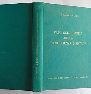 Immagine del venditore per Patologia clinica della insufficenza mentale venduto da librisaggi