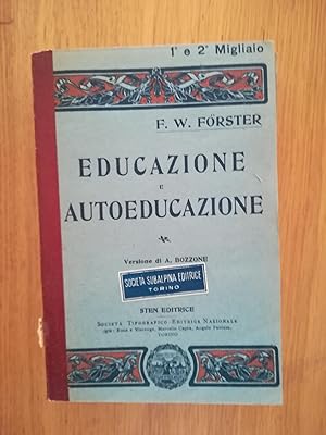 Educazione e autoeducazione