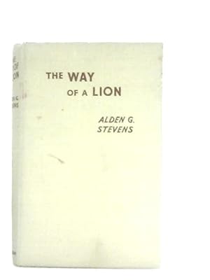 Imagen del vendedor de The Way of a Lion a la venta por World of Rare Books