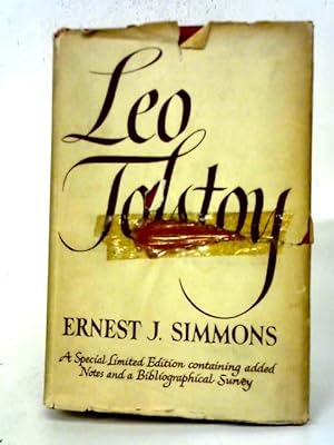 Seller image for Leo Tolstoy for sale by World of Rare Books