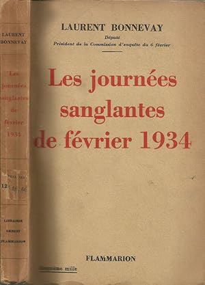 Seller image for Les journees sanglantes de fevrier 1934 for sale by Biblioteca di Babele