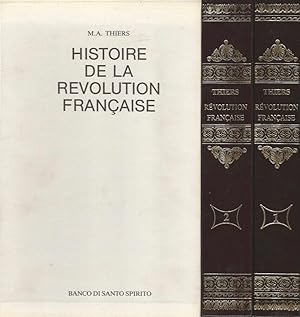 Bild des Verkufers fr Histoire de la Revolution Francaise - Voll. I, II Prcd de rsum de l'histoire de France, jusqu'au rgne de Louis XVI, par F. Bodin, et suivie d'une continuation zum Verkauf von Biblioteca di Babele