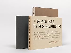 Manuale Typographicum.