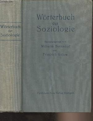 Image du vendeur pour Wrterbuch der soziologie mis en vente par Le-Livre