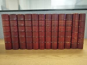 The Life and Work of Lord Tennyson 12 leather volumes illustrated
