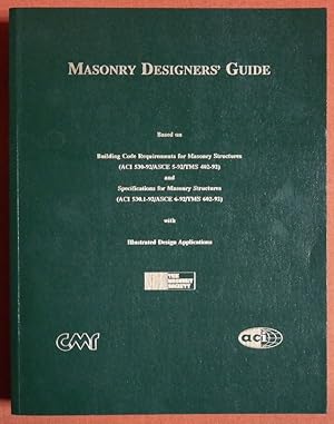 Seller image for Masonry Designer's Guide Based on Building Code Requirements for sale by GuthrieBooks