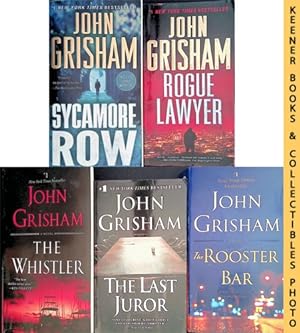 Bild des Verkufers fr Set Of 5 John Grisham Novels: Sycamore Row, Rogue Lawyer, The Last Juror, The Rooster Bar, The Whistler zum Verkauf von Keener Books (Member IOBA)