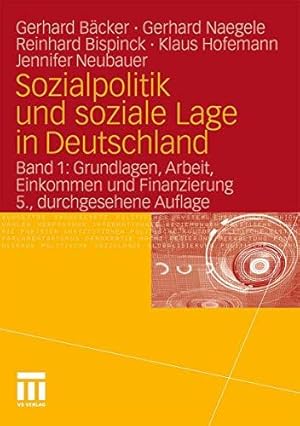 Bild des Verkufers fr Sozialpolitik und soziale Lage in Deutschland: 1 zum Verkauf von WeBuyBooks