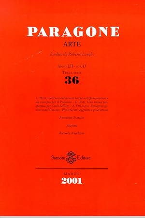 Seller image for Paragone arte. Vol. 36 for sale by Libro Co. Italia Srl