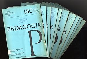 Pädagogik. Zeitschrift für Theorie und Praxis der sozialistischen Erziehung. Jahrgang 1980 in 10 ...