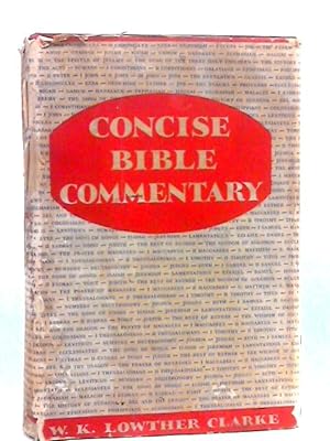 Imagen del vendedor de Concise Bible commentary a la venta por World of Rare Books