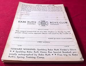 Seller image for 1934 ESSO Babe Ruth Boys Club Contest Coupon (COMPLETE BOOK OF 50 COUPONS) for sale by Back in Time Rare Books, ABAA, FABA