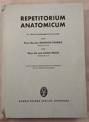 Bild des Verkufers fr Repetitorium anatomicum. zum Verkauf von KULTur-Antiquariat
