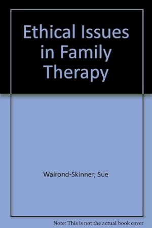 Seller image for Ethical Issues in Family Therapy for sale by WeBuyBooks