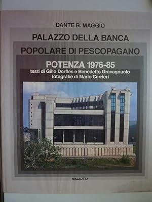 Immagine del venditore per PALAZZO DELLA BANCA POPOLARE DI PESCOPAGANO POTENZA 1976 - 85 venduto da Historia, Regnum et Nobilia