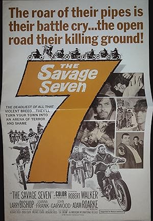 Seller image for The Savage Seven Pressbook 1968 Robert Walker Jr., Joanna Frank for sale by AcornBooksNH