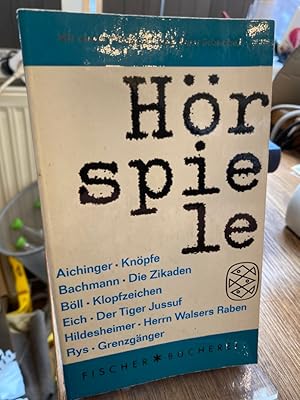 Hörspiele: Ilse Aichinger, Ingeborg Bachmann, Heinrich Böll, Günter Eich, Wolfgang Hildesheimer, ...
