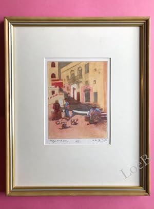 GOZO FISHERMEN [Framed, Signed Limited edition 1/75]