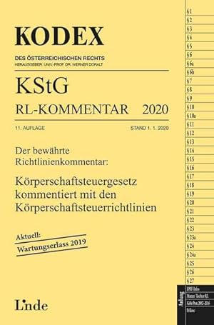 Seller image for KODEX KStG Richtlinien-Kommentar 2020 : Krperschaftsteuergesetz kommentiert mit den Krperschaftsteuerrichtlinien for sale by AHA-BUCH