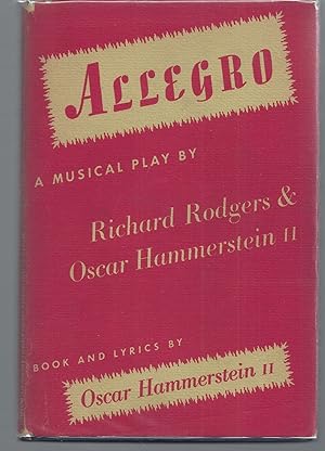 Imagen del vendedor de Allegro: A Musical Play a la venta por Brenner's Collectable Books ABAA, IOBA