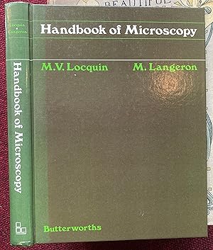 Image du vendeur pour HANDBOOK OF MICROSCOPY. mis en vente par Graham York Rare Books ABA ILAB