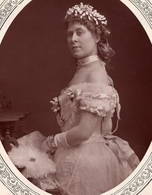 Bild des Verkufers fr United Kingdom Theatre Stage Actress Caroline Hill old Photo 1880 zum Verkauf von Bits of Our Past Ltd