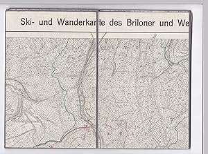 Ski- und Wanderkarte des Briloner und Waldecker Hochlandes [Brilon Waldeck]. Maßstab 1:25000 der ...