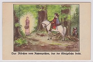 Hoffmann's Stärke mit der Katze - Das Märchen vom Rapunzelchen, das der Königssohn freite. (von J...