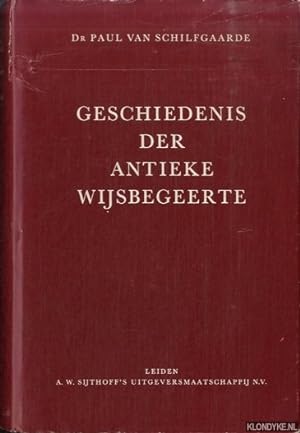 Seller image for Geschiedenis der antieke wijsbegeerte for sale by Klondyke