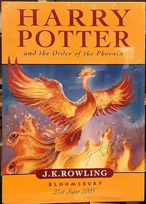 Bild des Verkäufers für [Book Promotion POSTER] Harry Potter and the Order of the Phoenix zum Verkauf von Adrian Harrington Ltd, PBFA, ABA, ILAB