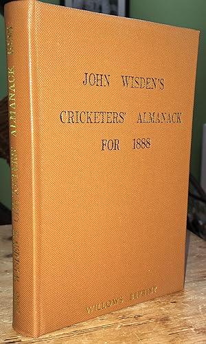 Image du vendeur pour John Wisden's Cricketers' Almanack for 1888 - Willows reprint mis en vente par Pastsport