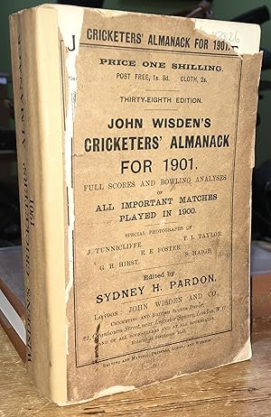 Image du vendeur pour John Wisden's Cricketers' Almanack for 1901 mis en vente par Pastsport