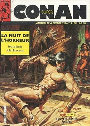 Imagen del vendedor de Super-Conan n6 (Mon Journal) : La nuit de l'horreur a la venta por Le-Livre