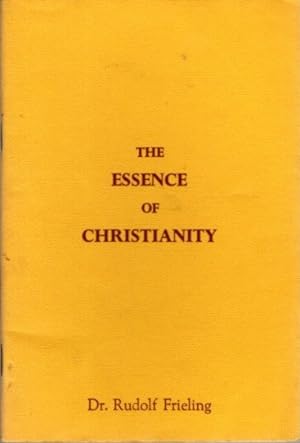 THE ESSENCE OF CHRISTIANITY