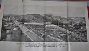 THREE LARGE PANORAMIC PHOTOGRAPHIC POSTERS OF SAN FRANCISCO after the EARTHQUAKE of 1906
