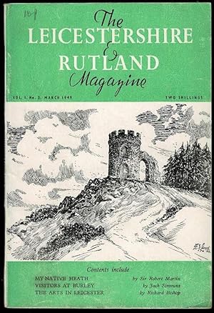 Seller image for The Leicestershire and Rutland Magazine Vol. 1 No. 2 March 1949 for sale by Lazy Letters Books