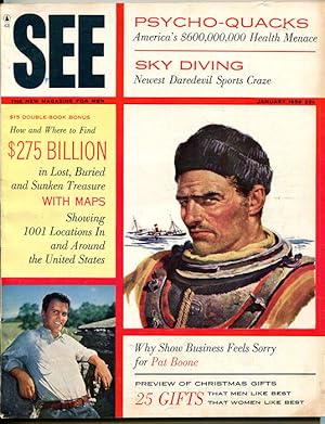 Imagen del vendedor de See: The New Magazine for Men Vol. 17 No. 1 (January, 1958) a la venta por Book Happy Booksellers