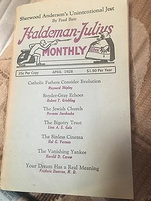 Seller image for Haldeman-Julius Monthly. April 1928 for sale by Bristlecone Books  RMABA