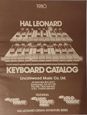 Hal Leonard Keyboard Catalog