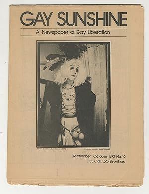 Gay Sunshine: A Journal of Gay Liberation, No. 19