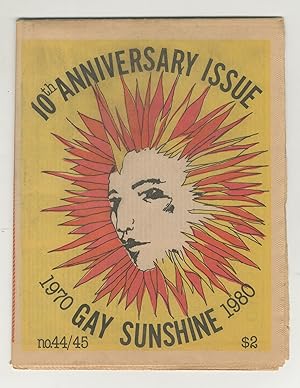 Gay Sunshine, 10th Anniversary Issue