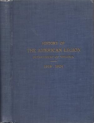 History of The American Legion Department of Virginia 1919-1924